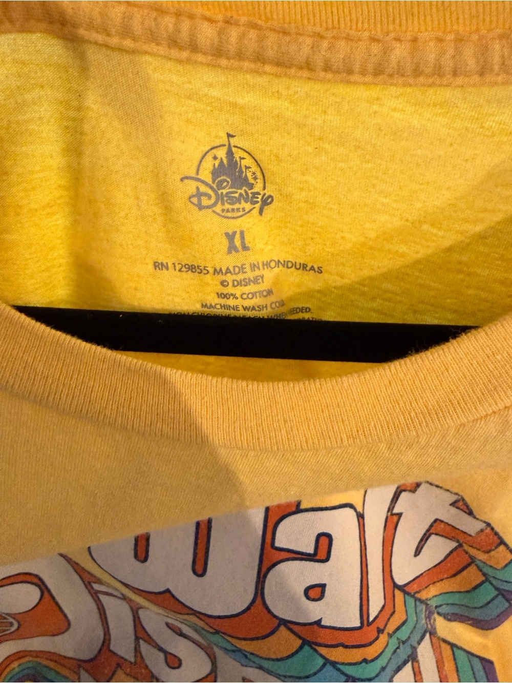 Walt Disney World Yellow Graphic T‑Shirt - Picture 3 of 3